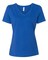 BELLA CANVAS Women’s Relaxed Short Sleeve V-Neck T-Shirt for Casual Style & Custom Print Feminine Tee
